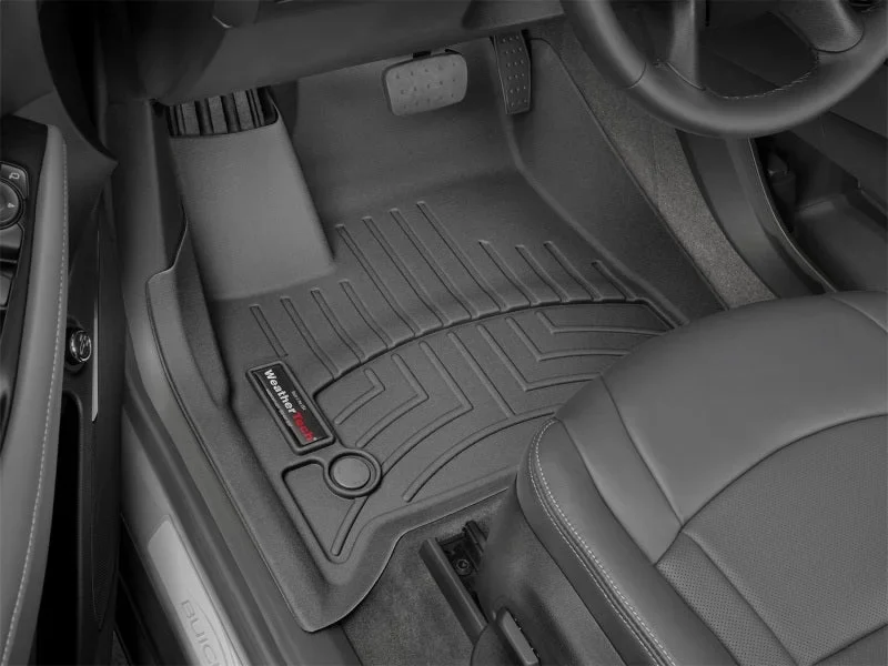 WeatherTech 2018+ Buick Enclave Front FloorLiner - Black - Side View