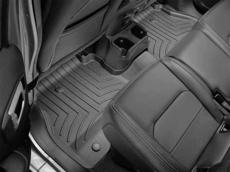 WeatherTech 2020+ Jeep Gladiator Rear FloorLiner HP - Black - Side View