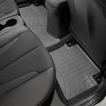 WeatherTech 2019+ Hyundai Veloster Rear FloorLiner - Black - Side View