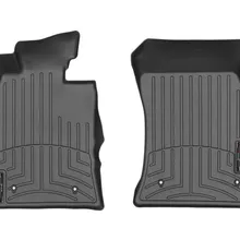 WeatherTech 02-06 Mini Cooper Front FloorLiner - Black - Back View