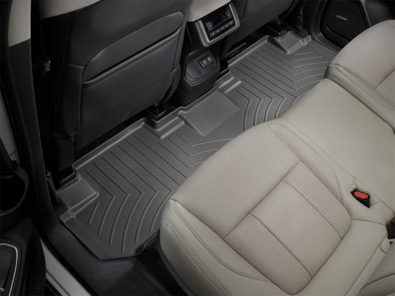 WeatherTech 2019+ Subaru Ascent (2nd Row Bench Seat) Rear FloorLiner - Black - Side View
