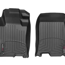 WeatherTech 08-12 Honda Accord Front FloorLiner - Black - Side View
