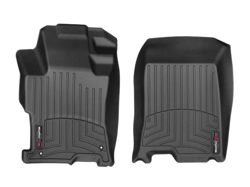 WeatherTech 08-12 Honda Accord Front FloorLiner - Black - Side View