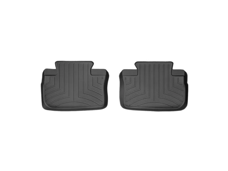 WeatherTech 08-10 Cadillac CTS Rear FloorLiner - Black - Side View