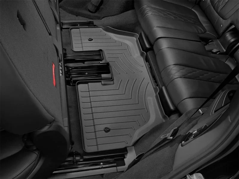 WeatherTech 2019+ BMW X7 40i w/ 7 Passenger Seating 3rd Row FloorLiner - Black - Side View