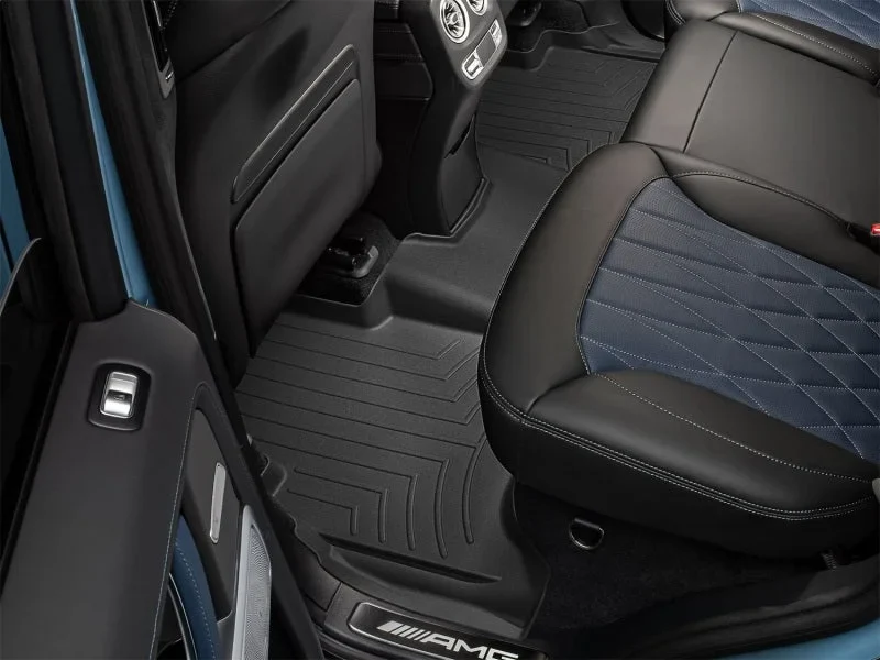 WeatherTech 2019+ Mercedes-Benz AMG G-63 Rear FloorLiner - Black - Side View