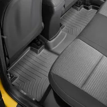 WeatherTech 2020+ Kia Soul Rear FloorLiner - Black - Side View