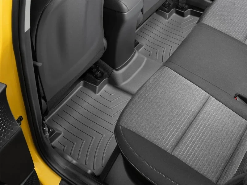 WeatherTech 2020+ Kia Soul Rear FloorLiner - Black - Side View