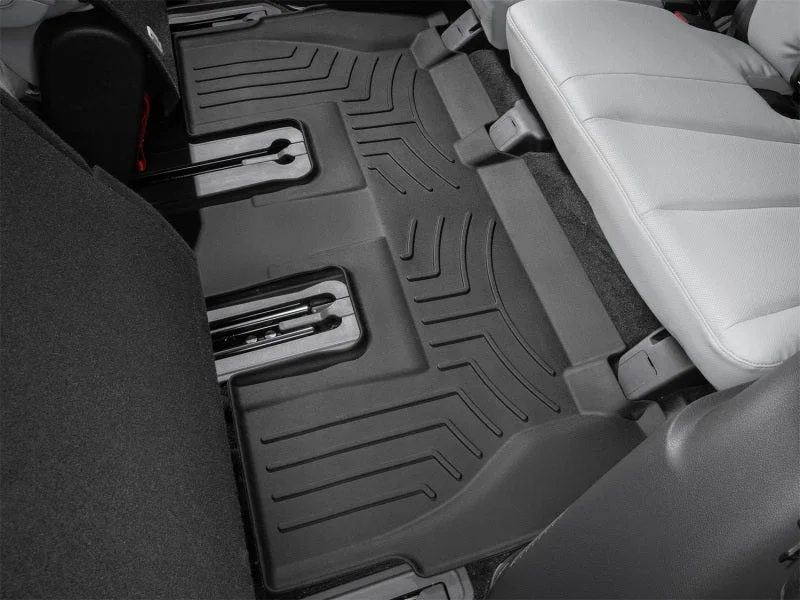 WeatherTech 20+ Hyundai Palisade Third Row FloorLiners - Black - Side View