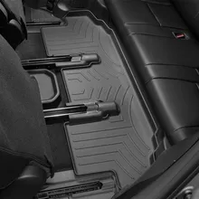 WeatherTech 2020+ Toyota Highlander Rear FloorLiner - Black - Side View