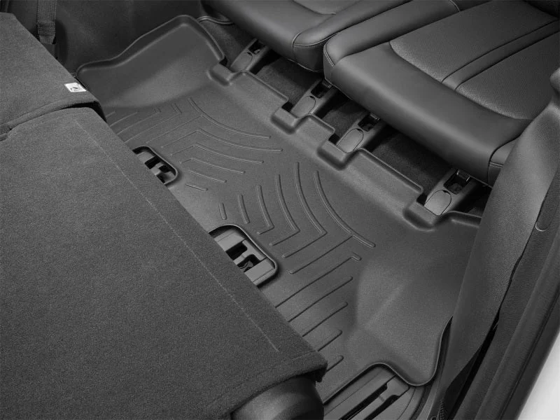 WeatherTech 2021+ Kia Sorento Hybrid Rear FloorLiner - Black - Side View