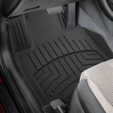 WeatherTech 2021+ Hyundai Santa Fe Front FloorLiner HP - Black - Side View