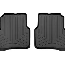 WeatherTech 06-08 Volkswagen Passat Rear FloorLiner - Black - Back View
