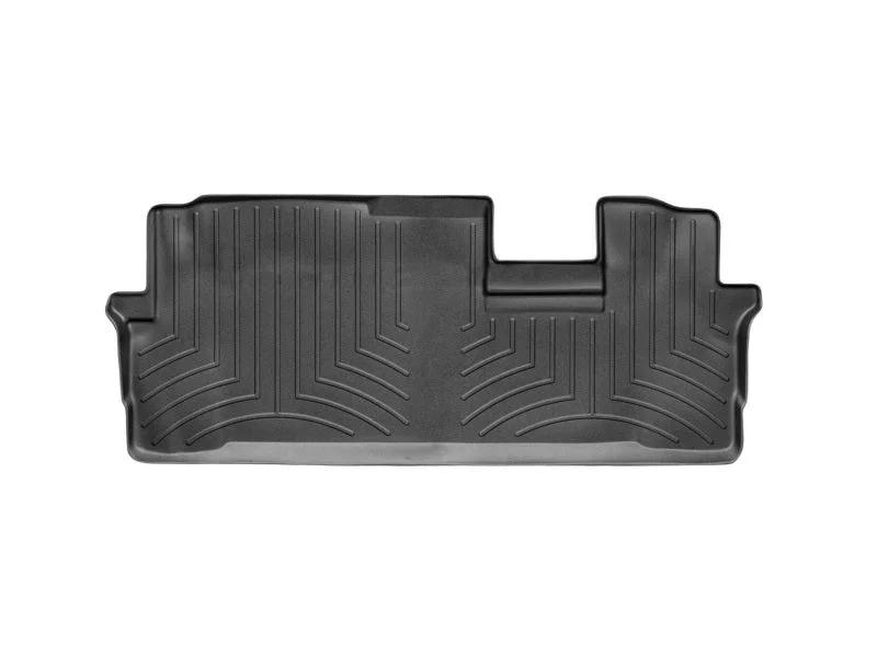 WeatherTech 09-15 Honda Pilot Rear FloorLiner - Black - Installation View