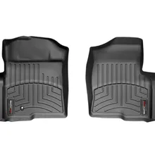WeatherTech 08-10 Ford F-150 Front FloorLiner - Black - Side View