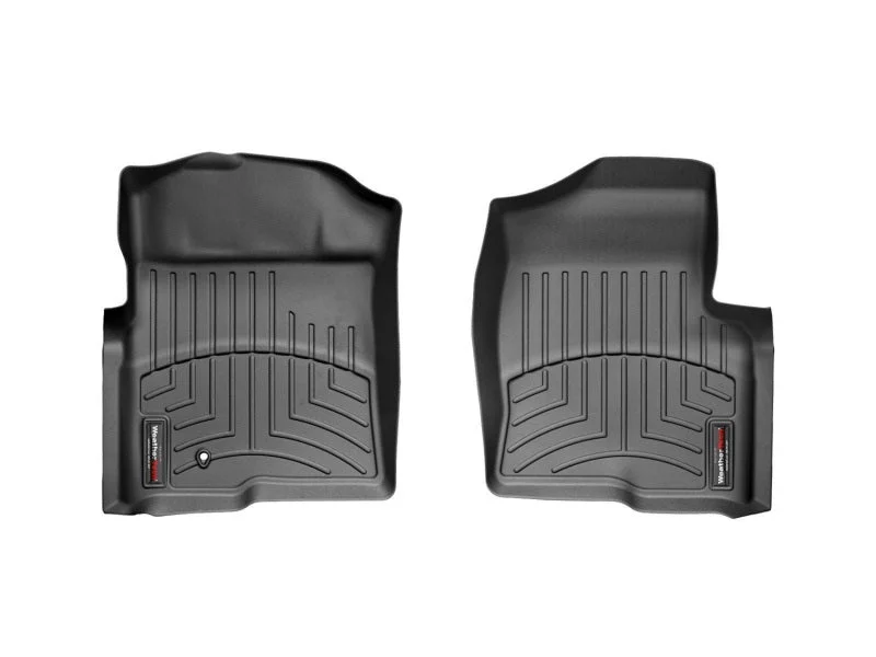 WeatherTech 08-10 Ford F-150 Front FloorLiner - Black - Side View