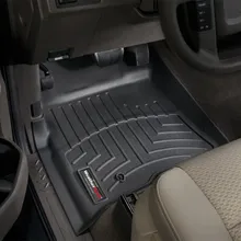 WeatherTech 08-10 Ford F-150 Front FloorLiner - Black - Installation View