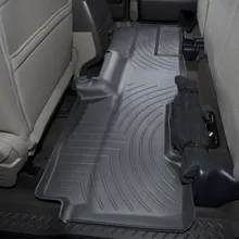WeatherTech 09+ Ford F150 Super Cab Rear FloorLiner - Black - Back View