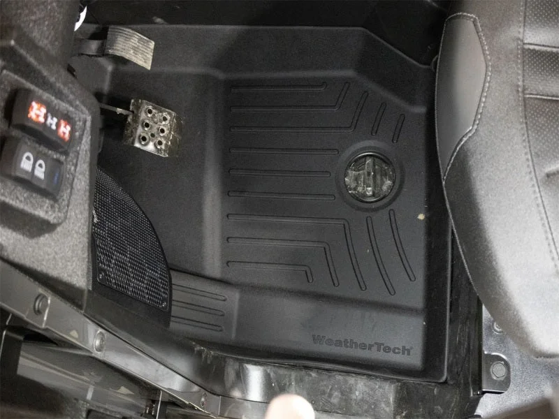 WeatherTech 17-24 Polaris General 1000 Front FloorLiner HP - Black - Side View
