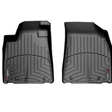 WeatherTech 10-12 Lexus RX Front FloorLiner - Black - Back View
