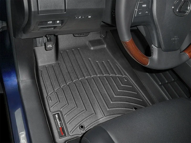 WeatherTech 10-12 Lexus RX Front FloorLiner - Black - Installation View