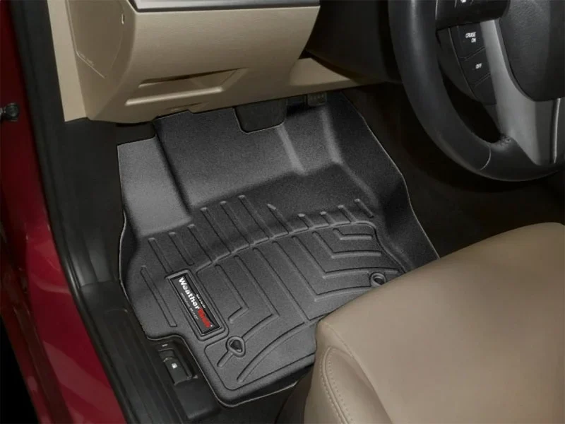 WeatherTech 10+ Mazda Mazda3 Front FloorLiner - Black - Installation View
