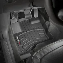 WeatherTech 09+ Ford Flex Front FloorLiner - Black - Installation View