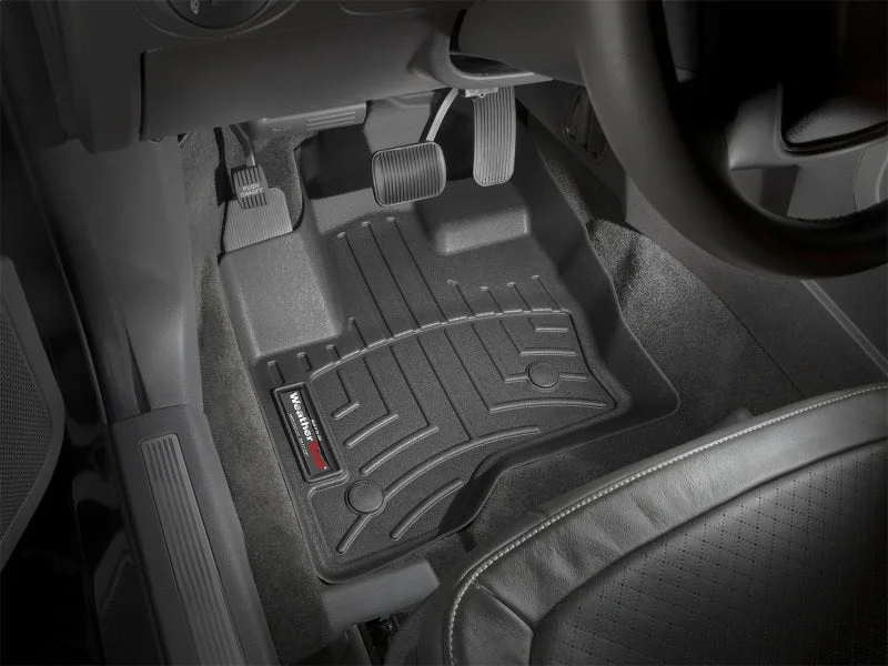 WeatherTech 09+ Ford Flex Front FloorLiner - Black - Installation View