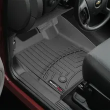 WeatherTech 07-13 Chevrolet Silverado Front FloorLiner - Black - Installation View