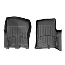 WeatherTech 11-17 Ford Navigator/Navigator L Front FloorLiner - Black - Back View