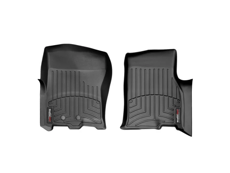 WeatherTech 11-17 Ford Navigator/Navigator L Front FloorLiner - Black - Back View