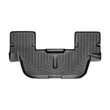 WeatherTech 11+ Ford Explorer Rear FloorLiner - Black - Back View