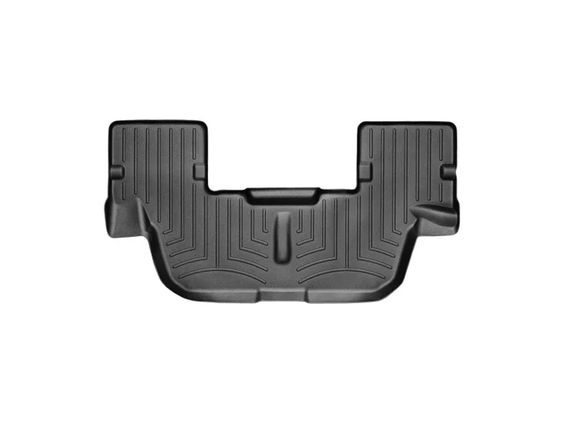 WeatherTech 11+ Ford Explorer Rear FloorLiner - Black - Back View