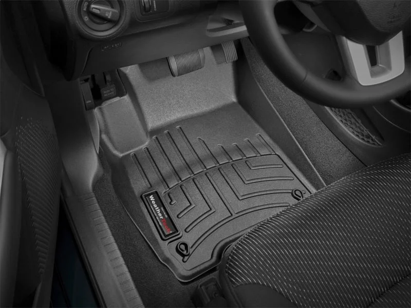 WeatherTech 11-13 Dodge Journey Front FloorLiner - Black - Installation View