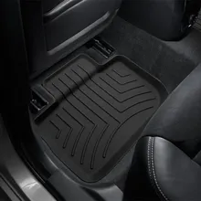 WeatherTech 11-22 Dodge Charger Rear FloorLiner HP - Black - Side View