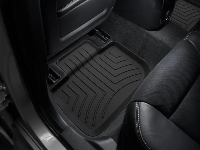 WeatherTech 11-22 Dodge Charger Rear FloorLiner HP - Black - Side View