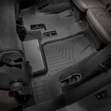 WeatherTech 13+ Mercedes-Benz GL-Class Rear FloorLiner - Black - Installation View