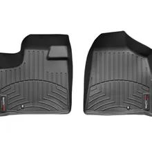 WeatherTech 11+ Chrysler Town & Country Front FloorLiner - Black - Back View