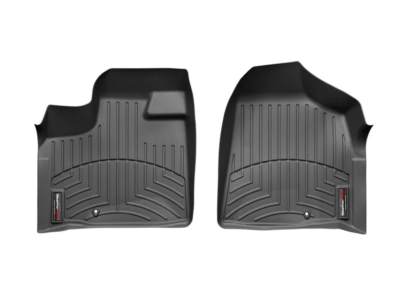 WeatherTech 11+ Chrysler Town & Country Front FloorLiner - Black - Back View