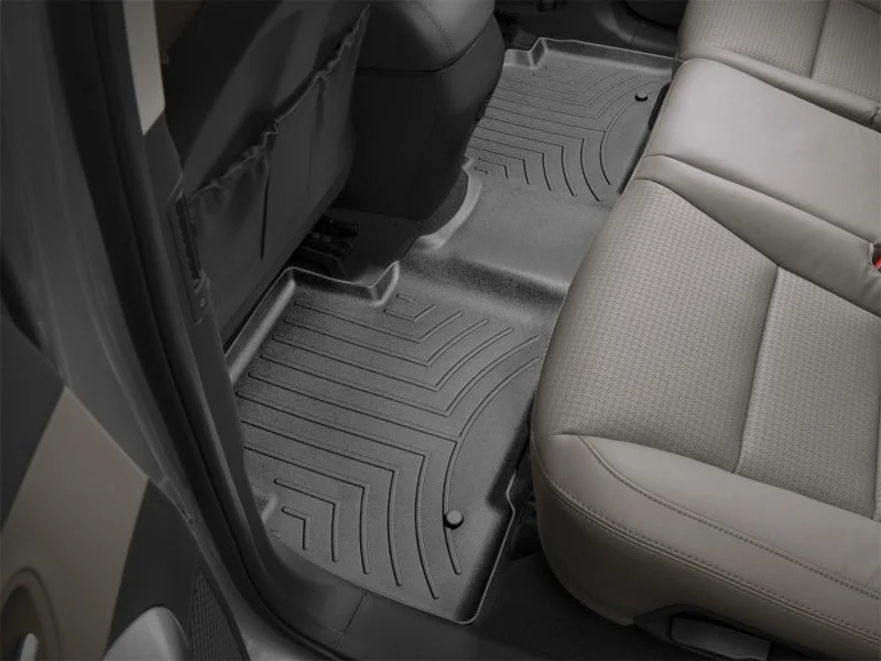 WeatherTech 13+ Hyundai Santa Fe Rear FloorLiner - Black - Additional View 5