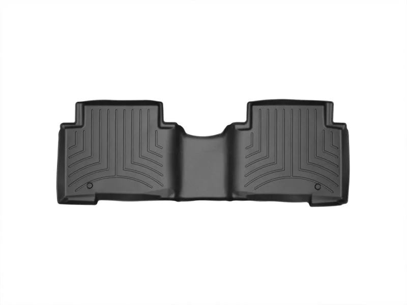WeatherTech 13+ Hyundai Santa Fe Rear FloorLiner - Black - Side View