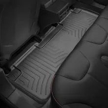 WeatherTech 12+ Tesla Model S Rear FloorLiner - Black - Installation View