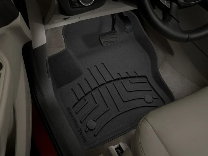 WeatherTech 13-19 Ford Escape / 15-16 Lincoln MKC Front FloorLiners HP - Black - Side View