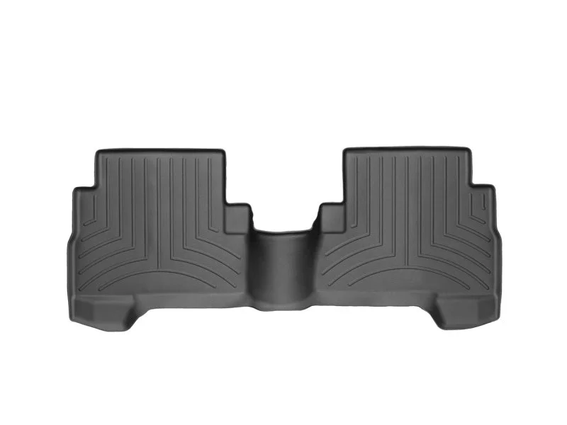 WeatherTech 13-14 Ford Escape Rear FloorLiner - Black - Back View