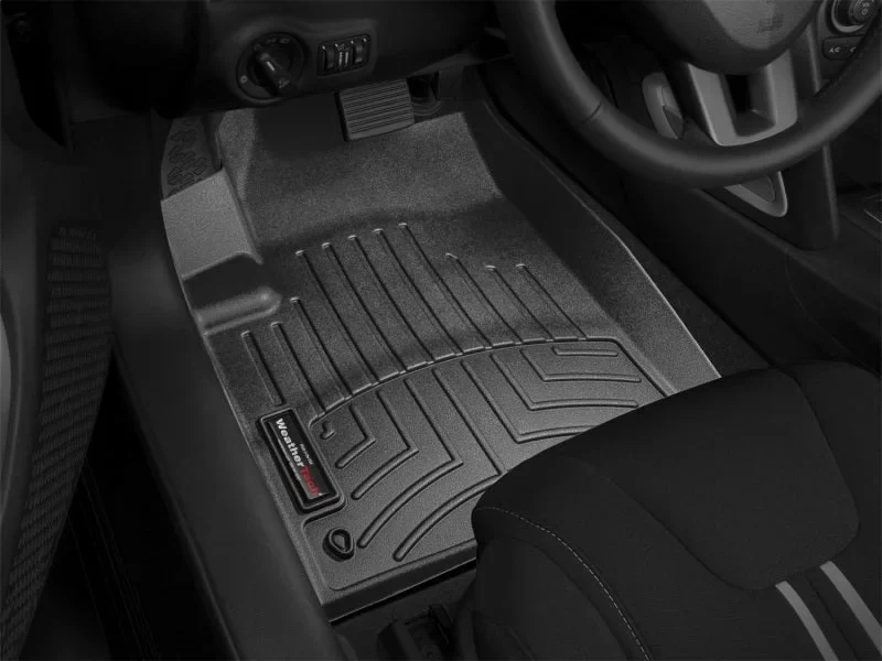 WeatherTech 13+ Dodge Dart Front FloorLiner - Black - Installation View