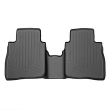 WeatherTech 13+ Nissan Sentra Rear FloorLiner - Black - Side View