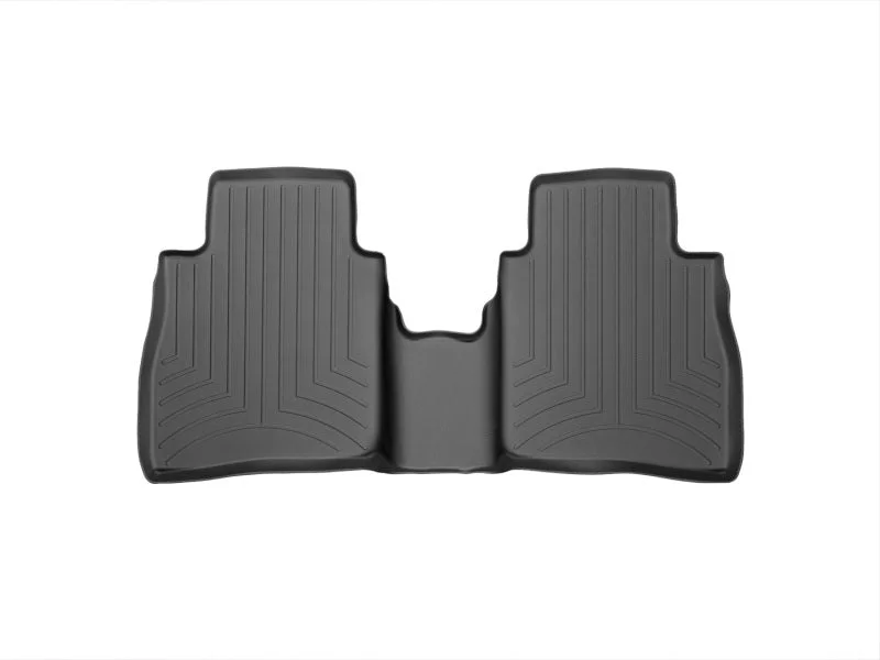 WeatherTech 13+ Nissan Sentra Rear FloorLiner - Black - Side View