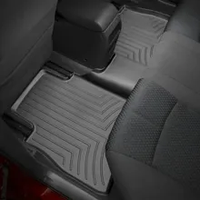 WeatherTech 13+ Nissan Sentra Rear FloorLiner - Black - Installation View