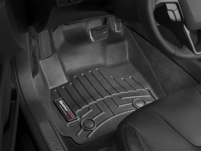 WeatherTech 13+ Acura ILX Front FloorLiner - Black - Side View