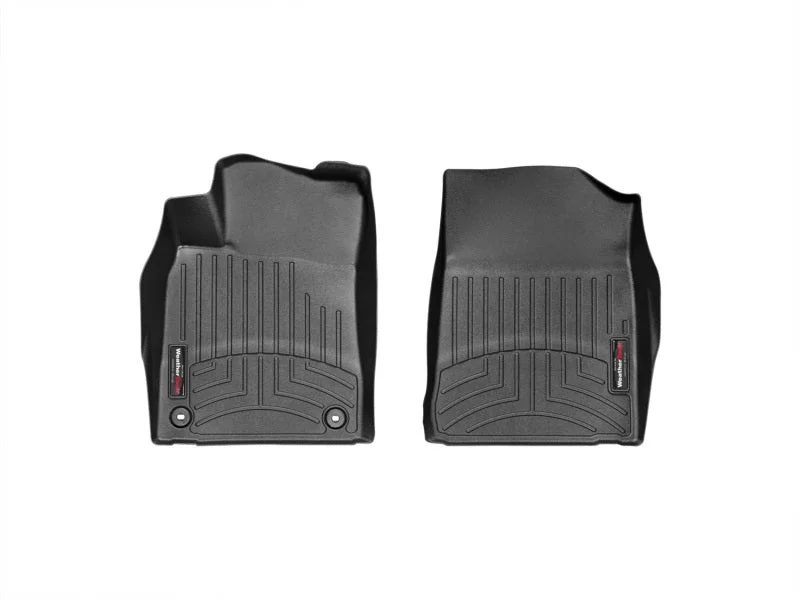 WeatherTech 13+ Toyota Avalon Front FloorLiner - Black - Back View